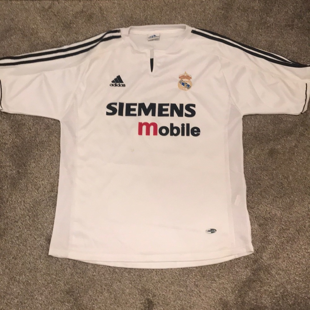 Adidas Retro Real Madrid Beckham Jersey